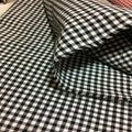 Cotton Plaid Fabric By The Meter for Sewing Shirts Clothing Dresses Tablecloth Coats Black White Red Soft Breathable Comfortable