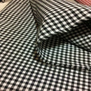 Cotton Plaid Fabric By The Meter for Sewing Shirts Clothing Dresses Tablecloth Coats Black White Red Soft Breathable Comfortable