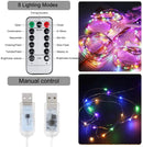 LED Rainbow Icicle Curtain String Lights for Bedroom Wall Background