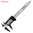 Electronic Digital Caliper Carbon Fiber Dial Vernier Caliper Gauge Micrometer Measuring Tool Digital Ruler. - 150mm 100mm
