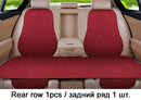 Car Seat Cover Front/Rear Flax/Linen Seat Cushion Protector Pad Black/Red/Beige/Grey/Coffee/Brown For Audi A3 A5 D2 X45