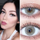 Bio-essence 1 Pair Colored Contact Lens Yearly Natural Looking Cosmetic Eyes Lenses with Color Eye Lens