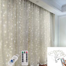 LED Rainbow Icicle Curtain String Lights for Bedroom Wall Background