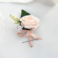 Bridal bouquet for bridesmaid, white silk flowers,