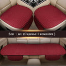 Car Seat Cover Front/Rear Flax/Linen Seat Cushion Protector Pad Black/Red/Beige/Grey/Coffee/Brown For Audi A3 A5 D2 X45