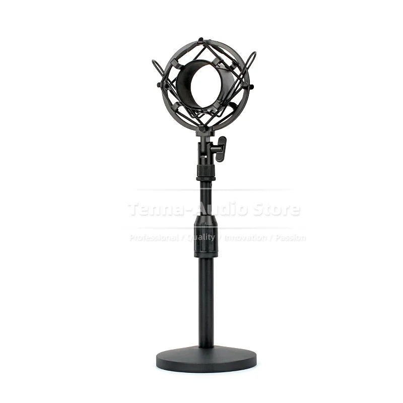 Desktop Suspension Microphone Stand + Shock Mount Holder Shockproof Mic Clip For Heil Sound PR 30 40 PR30 PR40 BG PR781 PR 781