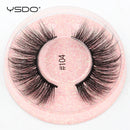 YSDO 1 pair 3D Mink Lashes Cruelty free Eyelashes Makeup maquillaje False Eyelashes Fluffy Fake Lashes Thick Faux Cils Maquiagem