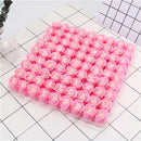 Soap rose flower head, artificial flowers, wedding decoration, Valentine's Day gifts