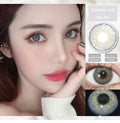 Bio-essence 1 Pair Colored Contact Lens Yearly Natural Looking Cosmetic Eyes Lenses with Color Eye Lens
