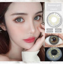 Bio-essence 1 Pair Colored Contact Lens Yearly Natural Looking Cosmetic Eyes Lenses with Color Eye Lens