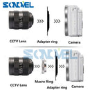 Fujian 25mm CCTV Camera Lens TV Movie Fixed Focus F1.4 C Mount for Sony A6500 A6300 A6100 A6000 A5100 A5000 A3000 Mirrorless