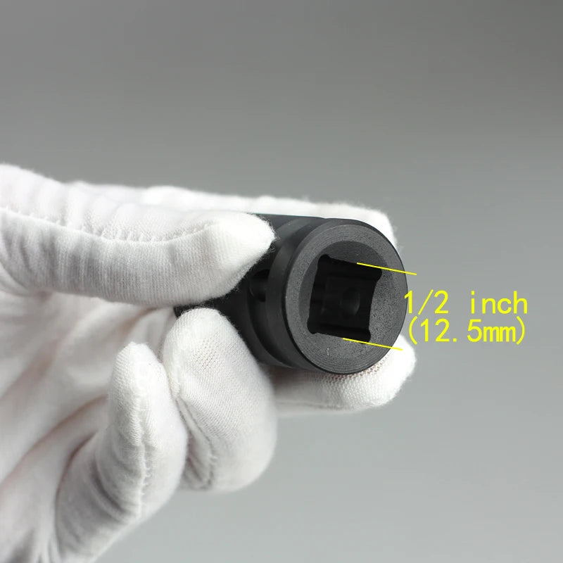 1/2" Short Impact Socket Adopter Air Sockets 6 Point 10 12 13 14 16 17 18 19 21 24 27 30 32mm for Electric Impact Air Pneumatic