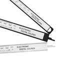 Electronic Digital Caliper Carbon Fiber Dial Vernier Caliper Gauge Micrometer Measuring Tool Digital Ruler. - 150mm 100mm