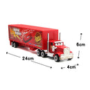 Pixar Car 3 Lightning m/c/Queen Jackson Storm Mack Truck 1:55 Diecast Metal Car Model Toy Boy Christmas Gift. - 7PCS/Set Disney