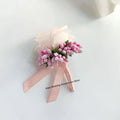 Bridal bouquet for bridesmaid, white silk flowers,