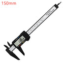 Electronic Digital Caliper Carbon Fiber Dial Vernier Caliper Gauge Micrometer Measuring Tool Digital Ruler. - 150mm 100mm