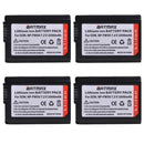 Dual Charger for Sony A6000 A6400 A6300 A6500 A7 A7II A7RII A7SII A7S A7S2 A7R. - 4X 2000mAh NP-FW50 NP FW50 Battery + LED USB