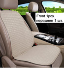 Car Seat Cover Front/Rear Flax/Linen Seat Cushion Protector Pad Black/Red/Beige/Grey/Coffee/Brown For Audi A3 A5 D2 X45