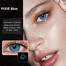 Bio-essence 1 Pair Colored Contact Lens Yearly Natural Looking Cosmetic Eyes Lenses with Color Eye Lens