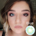 Bio-essence 1 Pair Colored Contact Lens Yearly Natural Looking Cosmetic Eyes Lenses with Color Eye Lens