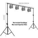 Chromakey Green Screen Support System, Photo Background Frame,