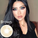 Bio-essence 1 Pair Colored Contact Lens Yearly Natural Looking Cosmetic Eyes Lenses with Color Eye Lens