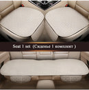 Car Seat Cover Front/Rear Flax/Linen Seat Cushion Protector Pad Black/Red/Beige/Grey/Coffee/Brown For Audi A3 A5 D2 X45