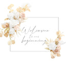 Yannew Artificial Flower Arch Kit for Wedding, Eucalyptus Garland.