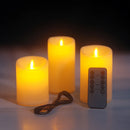 Flameless LED Candles, USB Rechargeable, with Remote Control