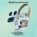 Divoom SongBird-HQ Portable Bluetooth Speaker 50W Powerful Sound with Karaoke Microphone Voice Change Mode