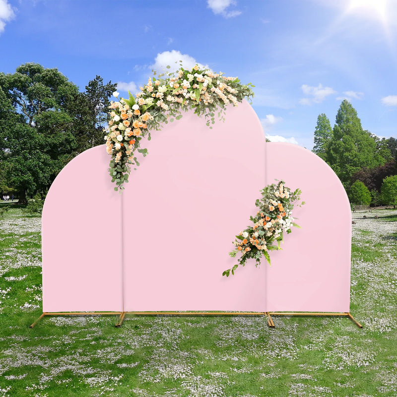 Metal Wreath Arch Set, Wedding Backdrop, Decorative Flower Stand,