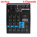 4 - Way Mixer Audio Professional Sound With Card Effects Processor Pro Equipment Mixing Console Usb Portable Video Consumer