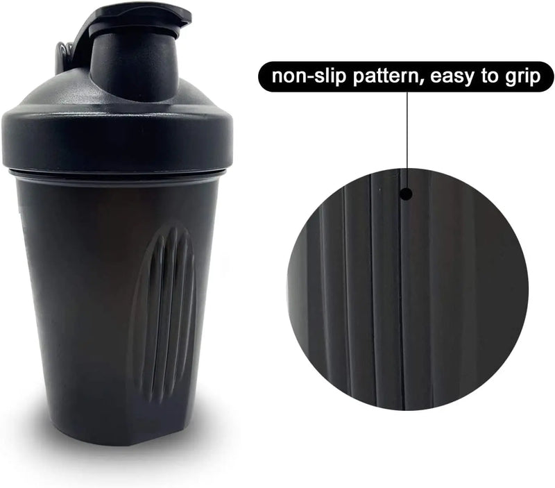 Leeseph Shaker Bottle, with Shaker Balls, Leak Proof Drink Shaker Bottle for Shake and Pre Work Out, Best Shaker Cup (BPA free)