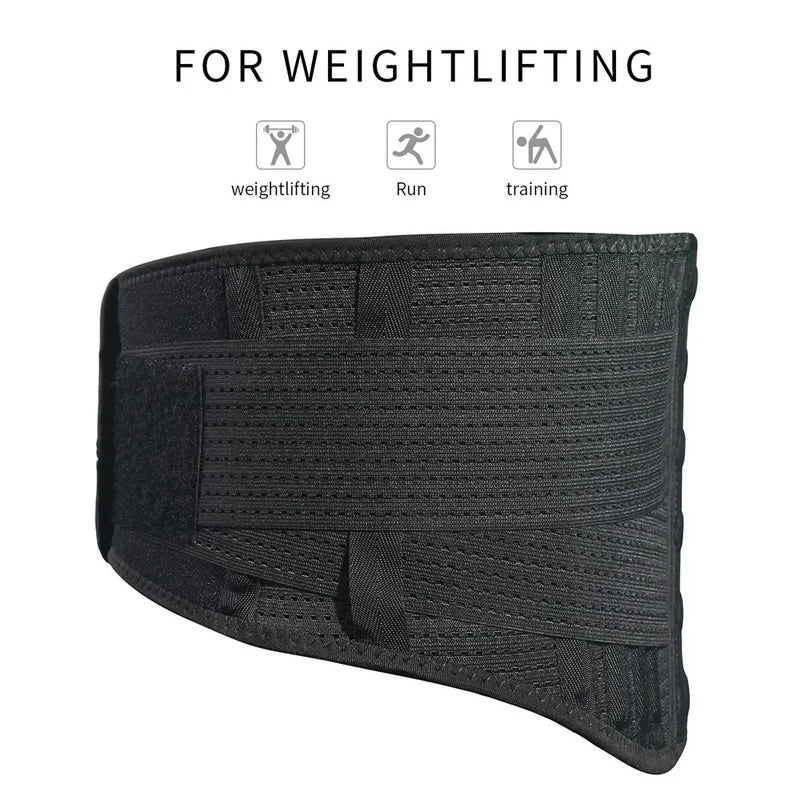 Double Full Back Lumbar Support Belt Waist Orthopedic Corset Spine Decompression Waist Trainer Back Pain Relief. - 1PC GOUNOD