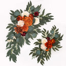 Yannew Artificial Flower Arch Kit for Wedding, Eucalyptus Garland.