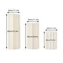 Wedding centerpieces, cardboard vases