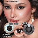 Bio-essence 1 Pair Colored Contact Lens Yearly Natural Looking Cosmetic Eyes Lenses with Color Eye Lens