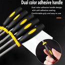 Alloy steel precision round and half round file set.