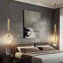 Pendant Lamp Bedroom Bedside Lamp Modern Minimalist Nordic Light Luxury Chandelier Restaurant TV Background Wall Chandelier