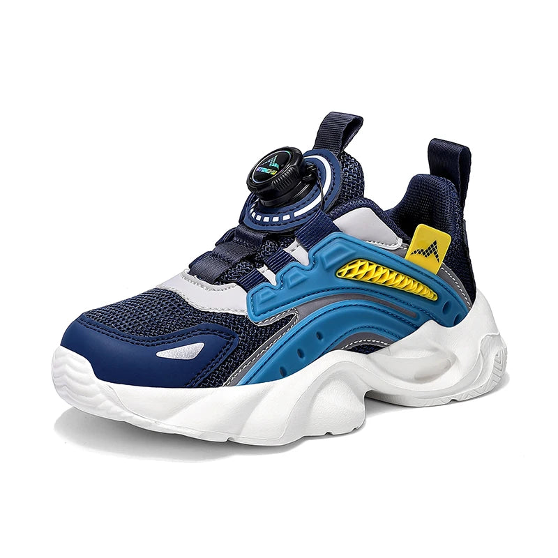 Origin Children Shoes Boy Sneaker Soft Non-slip School Casual Sneaker Black Autumn Tennis Sports Shoes for Boy 4 To 12 Years