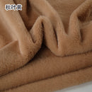 Plain Faux Fur Fabric Smooth Clothes Coats Dolls Sewing Thickened Imitation  Rabbit Plush Textile Soft Silky.