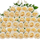 Artificial Roses Flowers Velvet Rose Bouquet for Home Wedding Decoration.