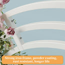 Large Metal Wedding Arch with Balloons, Ideal for Weddings, Brides,