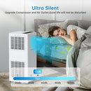 Portable Air Conditioner 9000 Btus/H, 2.6 kW Air Conditioner, 42L/Day Dehumidification 24H Timer, Remote Control For Home