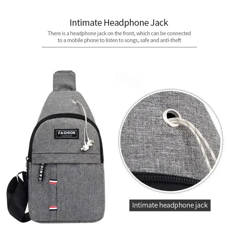 Large capacity waterproof waist bag with adjustable strap.