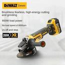 flat head angle grinder bare machine tool cutting machine brushless 18V lithium battery tools. - DEWALT DCG405 125mm