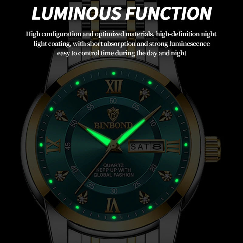 Brand Luxury Diver Watch Men, 30ATM Waterproof Date Clock Sport . - 2025