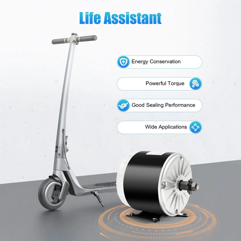 350W 24V Electric Scooter Brushed Motors Wind Wheel Scooters Motor Engine Kits 11 Gears 2750rpm For Scooters