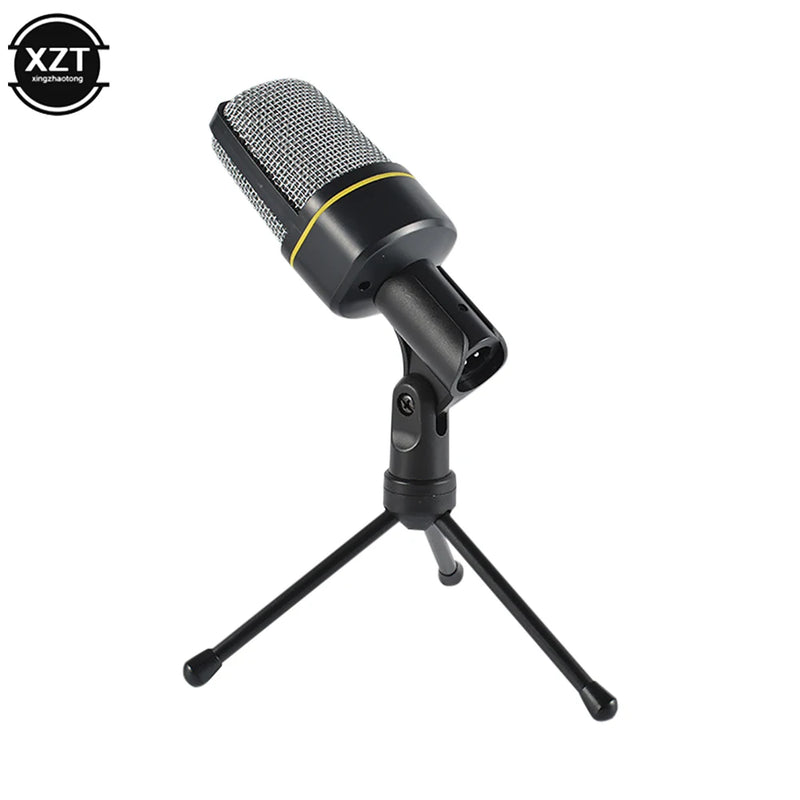 Condenser Microphone Professional 3.5mm Wired Studio Capacitive Mic With Tripod Stand SF920 for PC Computer Recording