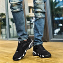 Outdoor Men's Running Sneakers. Comfortable Leather Mesh Walking Shoes Male Jogging Trainers.
